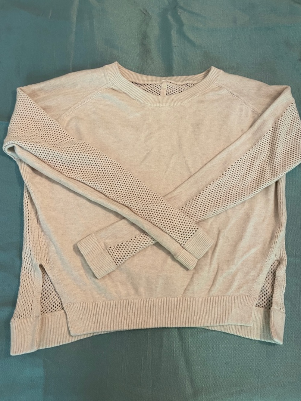 Lululemon Light Cream Knit Sweater
